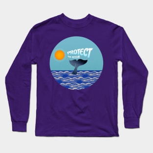 Protect Our Ocean Protect Our Future Long Sleeve T-Shirt